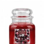 Średnia świeca zapachowa z dwoma knotami Frosted Cranberries 453g