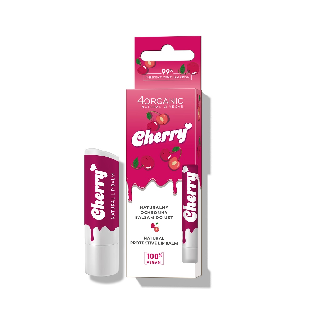 97722871756960108 Naturalny ochronny balsam do ust Cherry 5g - obrazek 1