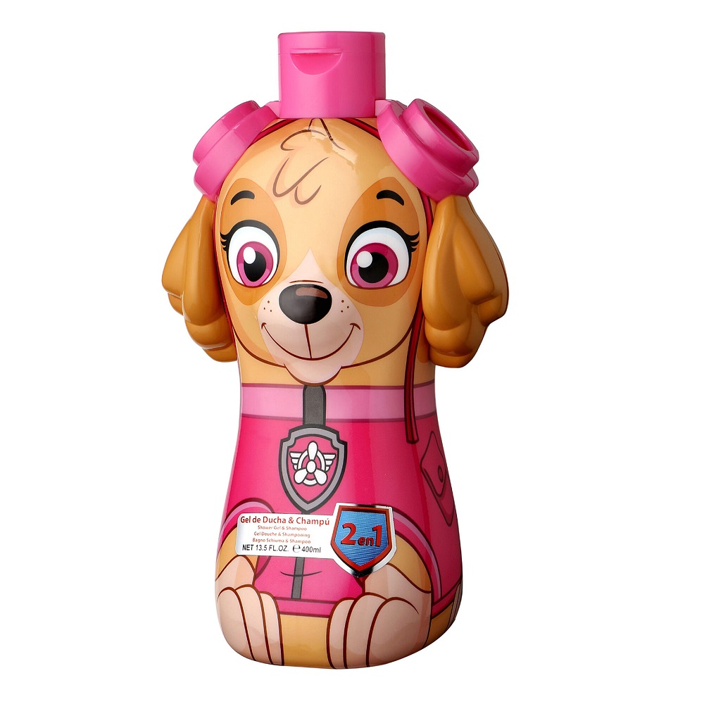 97789611618228210 2in1 Shower Gel & Shampoo 2D żel pod prysznic i szampon dla dzieci Skye 400ml - obrazek 1