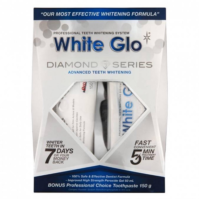 97790681605252722 Diamond Series System zestaw wybielająca pasta do zębów 100ml + wybielający żel do zębów 50ml + nakładka na zęby - obrazek 1