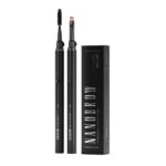 Styling Brush wysuwany pędzelek do aplikacji kosmetyków + szczoteczka do czesania i modelowania brwi oraz rzęs