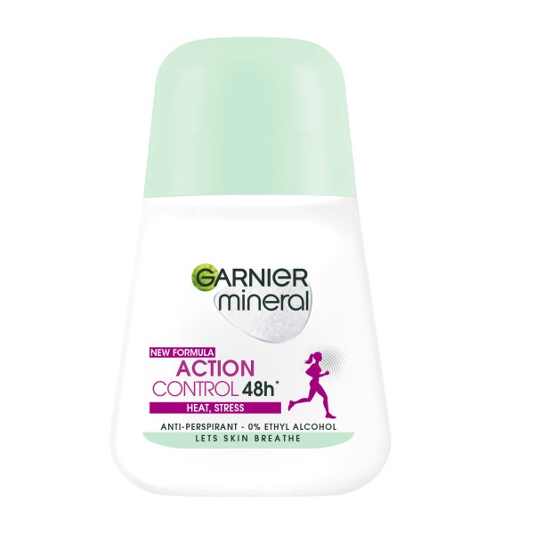 97891181660652557 Mineral Action Control antyperspirant w kulce 50ml - obrazek 1