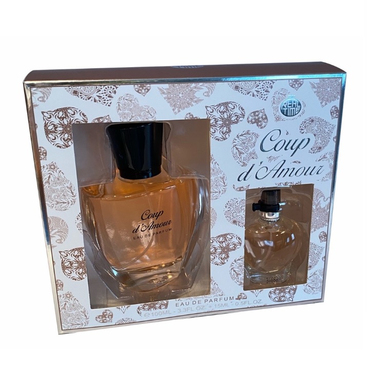 9790381680518682 Coup D'Amour zestaw woda perfumowana spray 100ml + woda perfumowana spray 10ml - obrazek 1