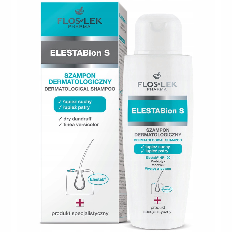 97946761611724339 ELESTABion S szampon dermatologiczny łupież suchy i pstry 150ml - obrazek 1