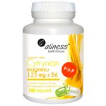 Cytrynian Magnezu 125mg z B6 suplement diety 100 kapsułek