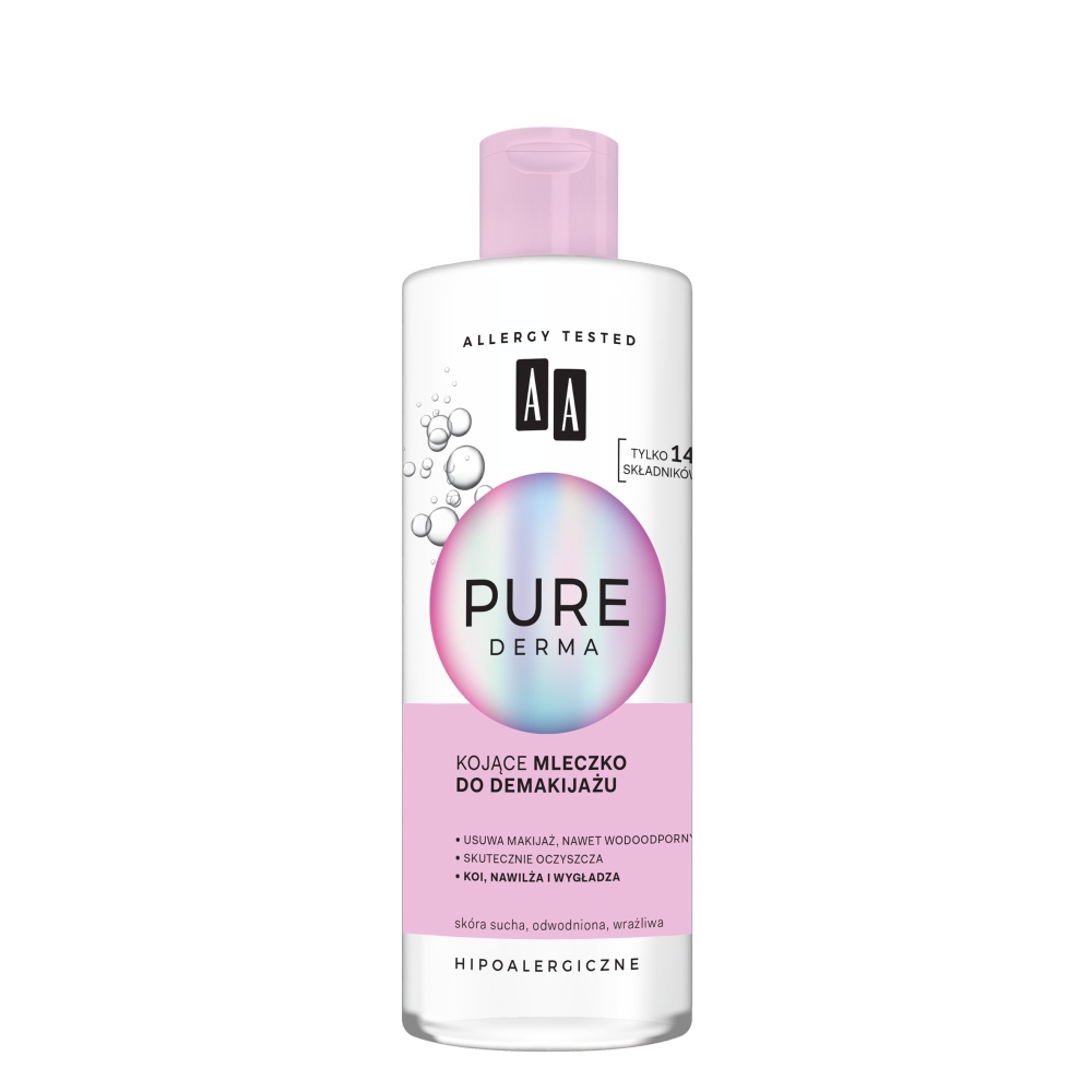 98010261632996614 Pure Derma kojące mleczko do demakijażu 200ml - obrazek 1