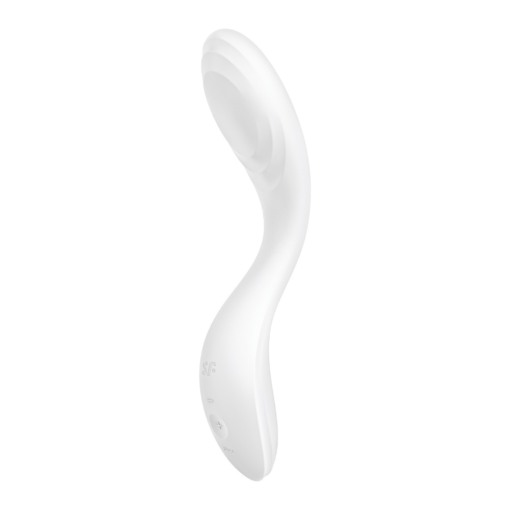 9803231652193549 Rrrolling Pleasure wibrator do stymulacji punktu G White - obrazek 1