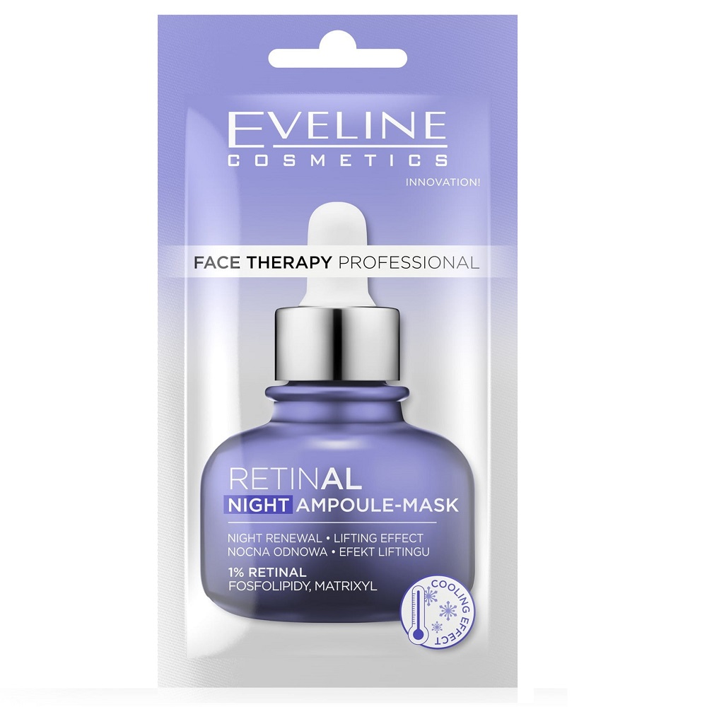 98046501728897824 Face Therapy Professional Ampoule-Mask kremowa maseczka do twarzy Retinal 8ml - obrazek 1
