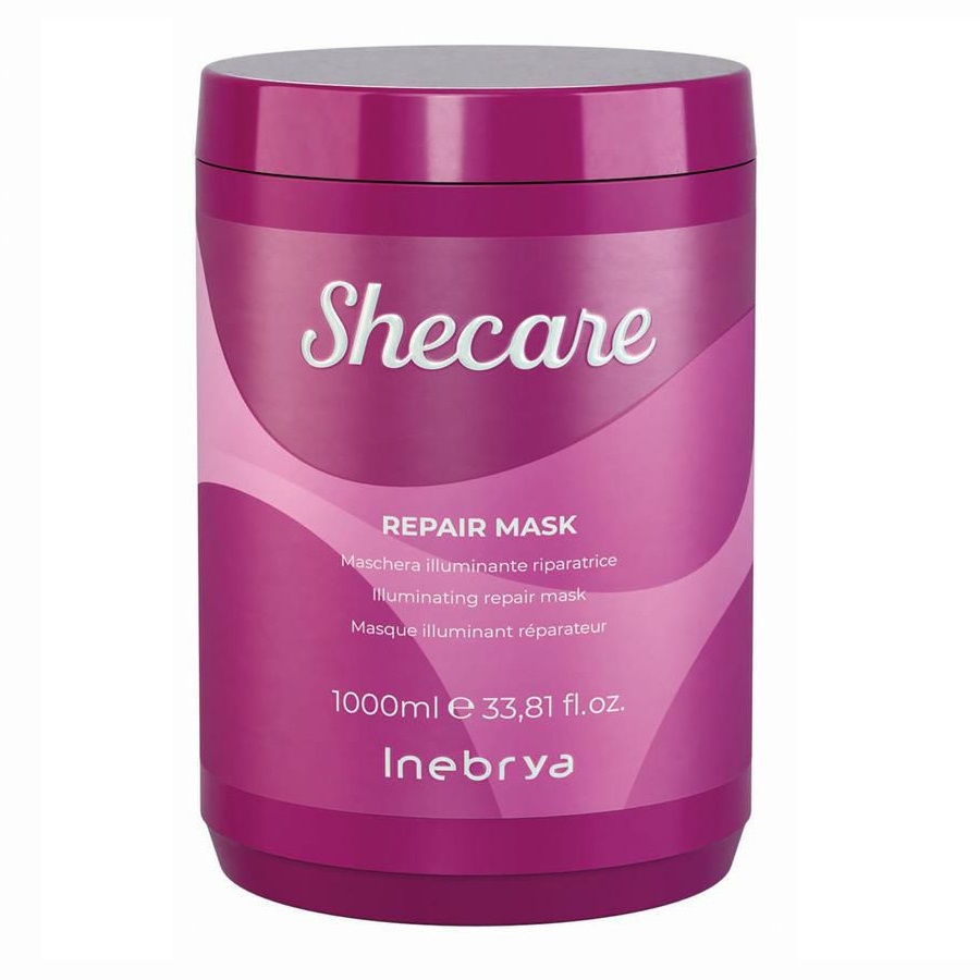 98069751632156441 Shecare Repair Mask rozświetlająco-naprawcza maska do włosów zniszczonych zabiegami chemicznymi 1000ml - obrazek 1