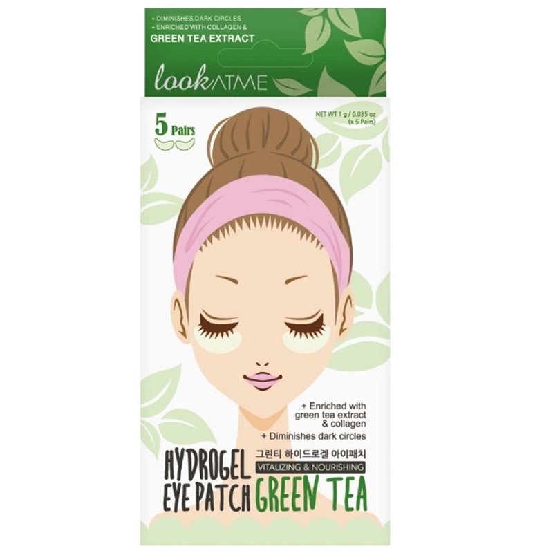 98184831680152337 Hydrogel Eye Patch hydrożelowe płatki pod oczy z ekstraktem z zielonej herbaty 5 par - obrazek 1