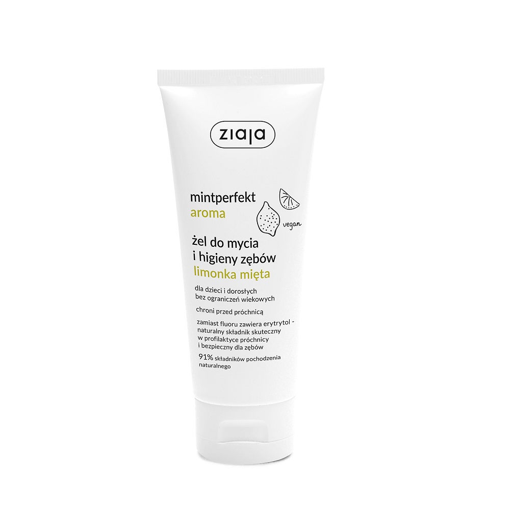 98207131644992416 Mintperfekt Aroma żel do mycia i higieny zębów Limonka Mięta 100ml - obrazek 1