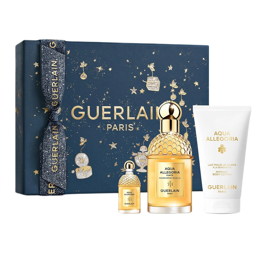 98224551732007784 Aqua Allegoria Forte Mandarine Basilic zestaw woda perfumowana spray 75ml + balsam do ciała 75ml + miniatura wody perfumowanej 7.5ml - obrazek 1