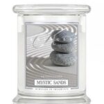 Średnia świeca zapachowa z dwoma knotami Mystic Sands 411g