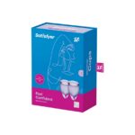 Feel Confident Menstrual Cup zestaw kubeczków menstruacyjnych 15ml + 20ml Lila