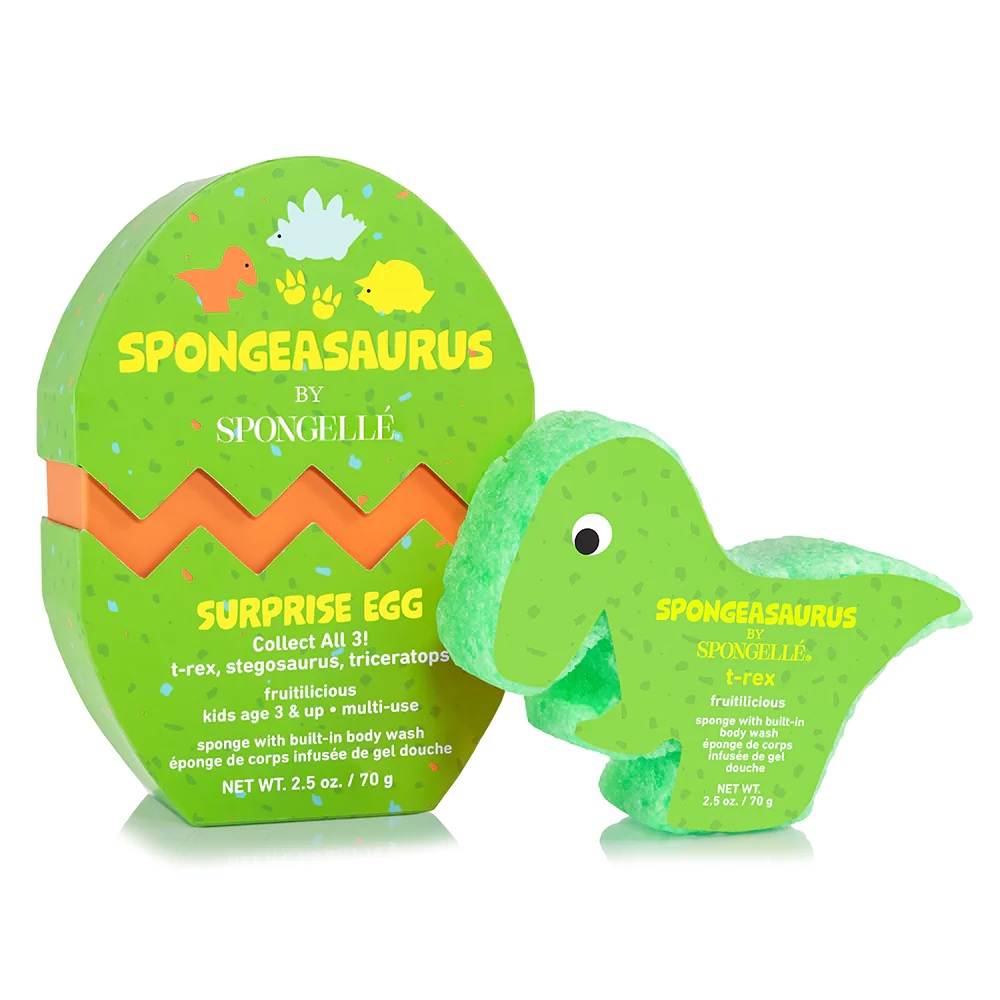 98283391679410905 Spongeasaurus gąbka nasączona mydłem do mycia ciała dla dzieci T-Rex - obrazek 1