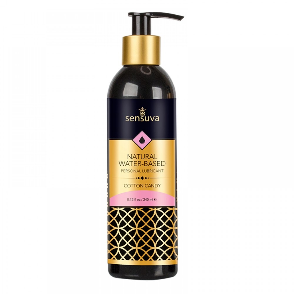 9829671713257332 Natural Water Based Personal Lubricant nawilżający lubrykant Cotton Candy 240ml - obrazek 1