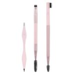 Brow Shaping Set pędzelek do brwi + grzebyk do brwi + pęseta