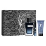 Y Pour Homme zestaw woda perfumowana spray 100ml + woda perfumowana spray 10ml + żel pod prysznic 50ml