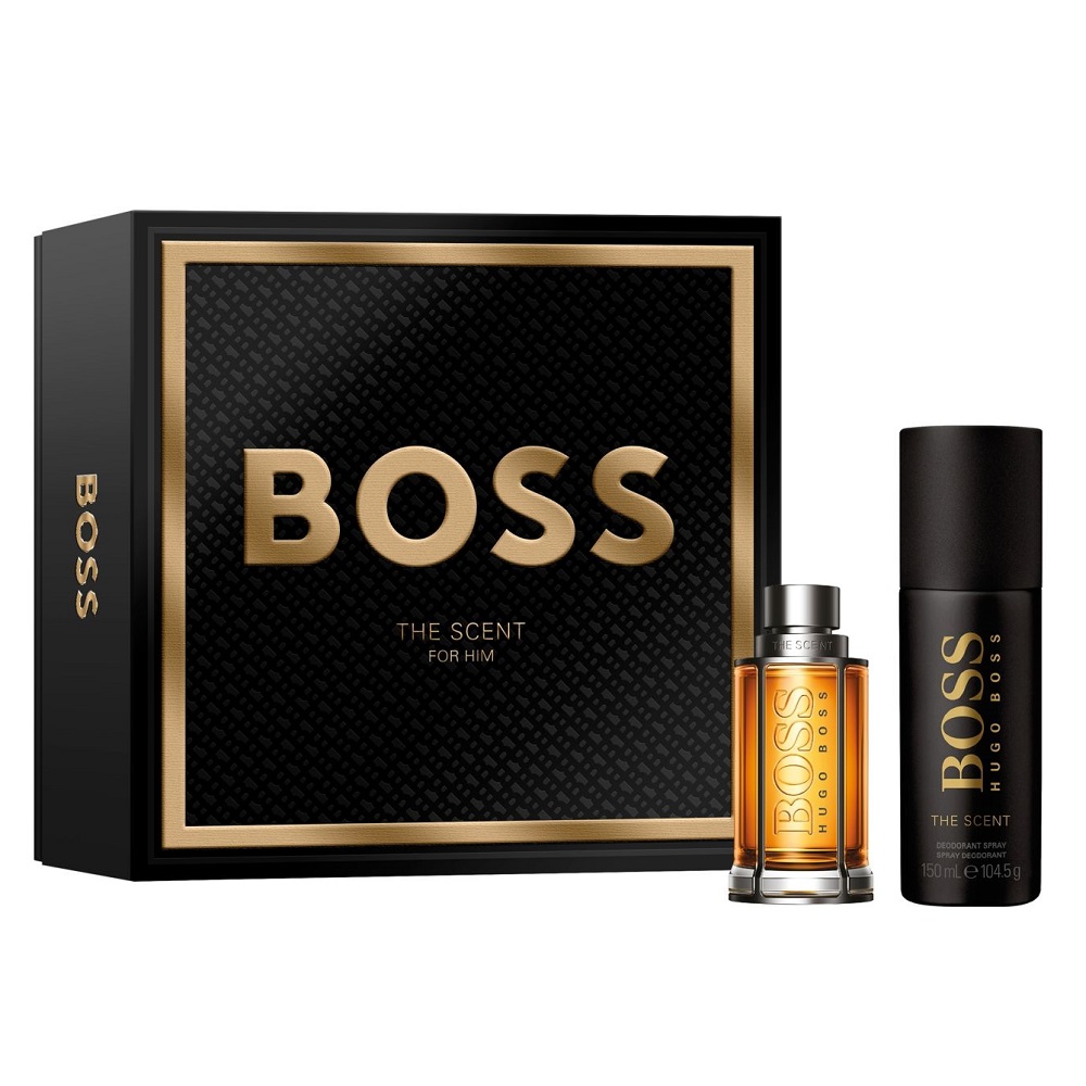 98487001730127222 Boss The Scent For Man zestaw woda toaletowa spray 50ml + dezodorant spray 150ml - obrazek 1