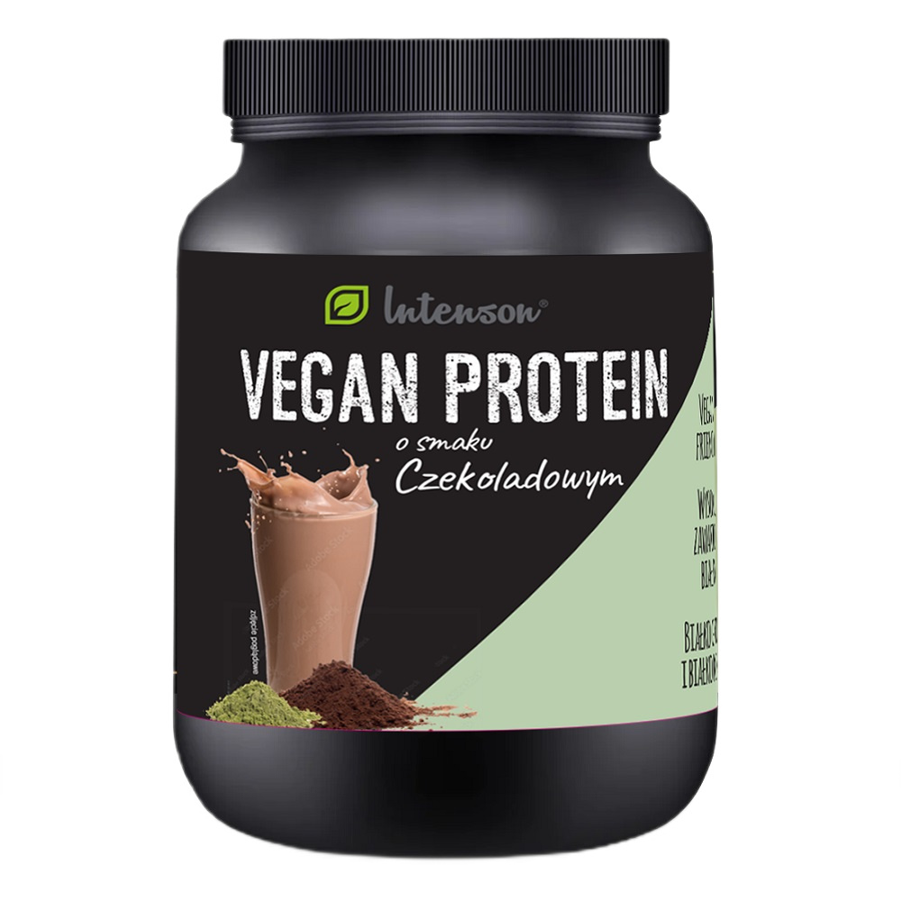 98596371738170581 Vegan Protein o smaku czekoladowym 600g - obrazek 1