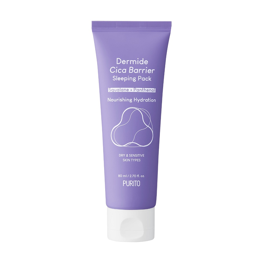98631781676280164 Dermide Cica Barrier Sleeping Pack krem regenerujący na noc z ekstraktem z wąkroty azjatyckiej 80ml - obrazek 1