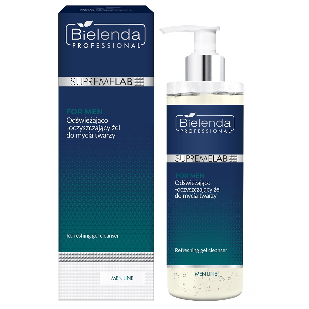 98735071679998531 SupremeLab For Men odświeżająco-oczyszczający żel do mycia twarzy 200ml - obrazek 1