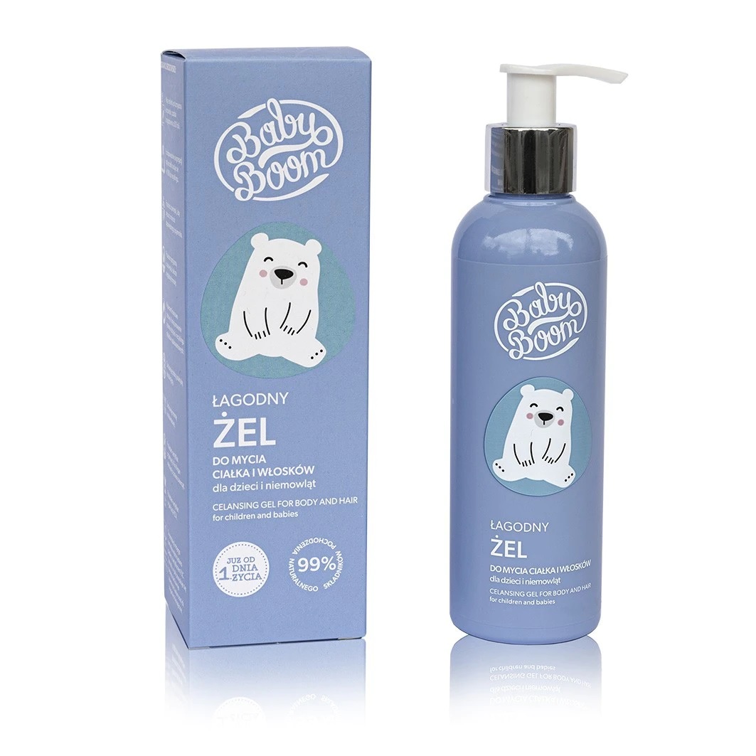98769151642163106 Łagodny żel do mycia ciałka i włosków dla dzieci i niemowląt od 1 dnia życia 200ml - obrazek 1