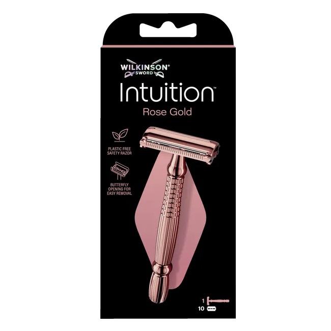 98781091777571649 Intuition Rose Gold rączka i 10 wymiennych ostrzy - obrazek 1