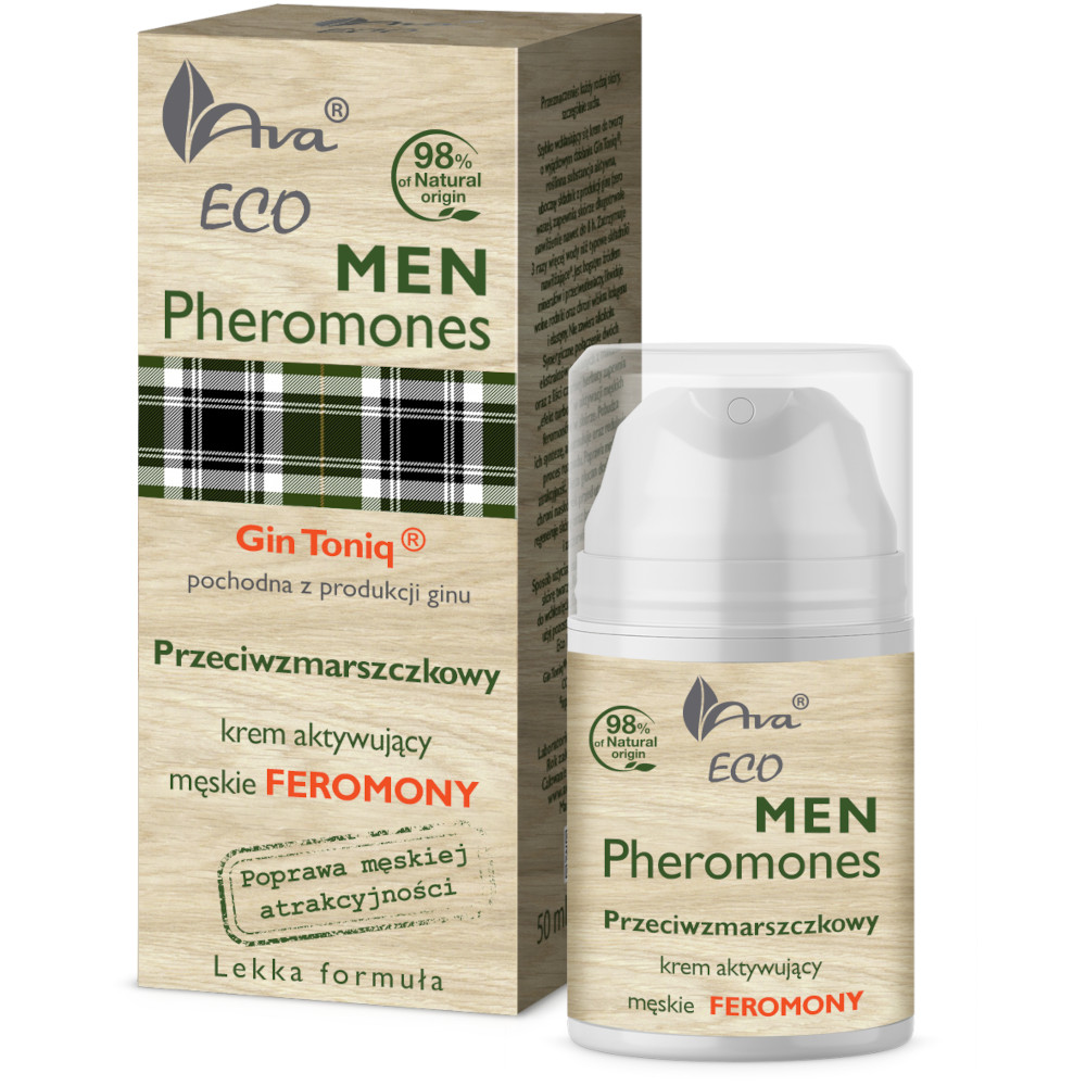 98789271709098709 Eco Men Pheromones przeciwzmarszczkowy krem do twarzy 50ml - obrazek 1