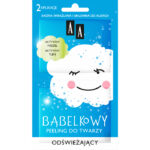 Chmurka bąbelkowy peeling do twarzy odświeżający 2x4ml
