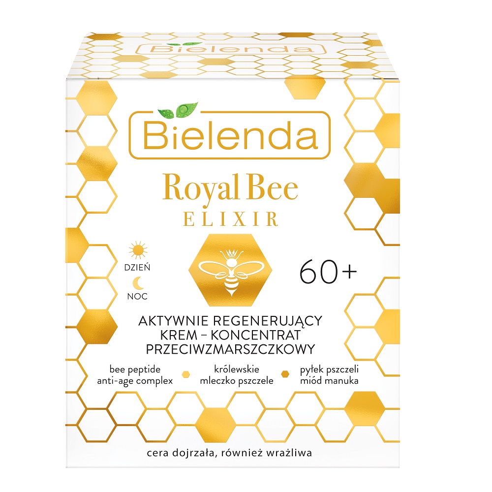 98891351651854055 Royal Bee Elixir 60+ aktywnie regenerujący krem-koncentrat przeciwzmarszczkowy na dzień i noc 50ml - obrazek 1