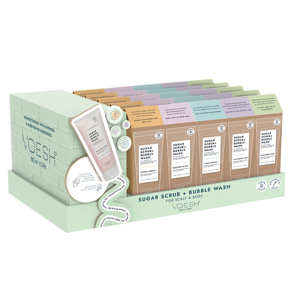 9892121753168792 Sugar Scrub + Bubble Wash Display Only stojak ekspozycyjny - obrazek 1
