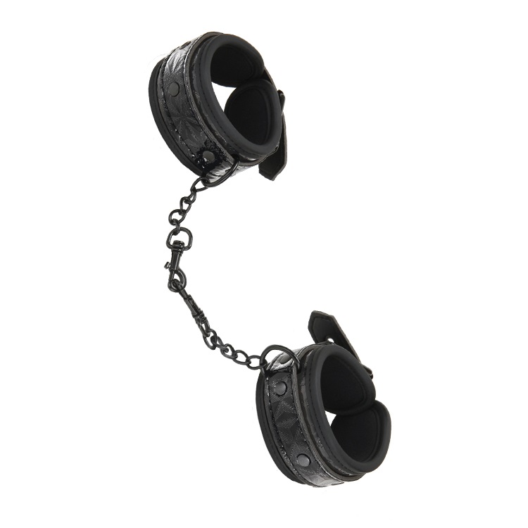 9894331707762156 Diamond Hand Cuff kajdanki Black - obrazek 1