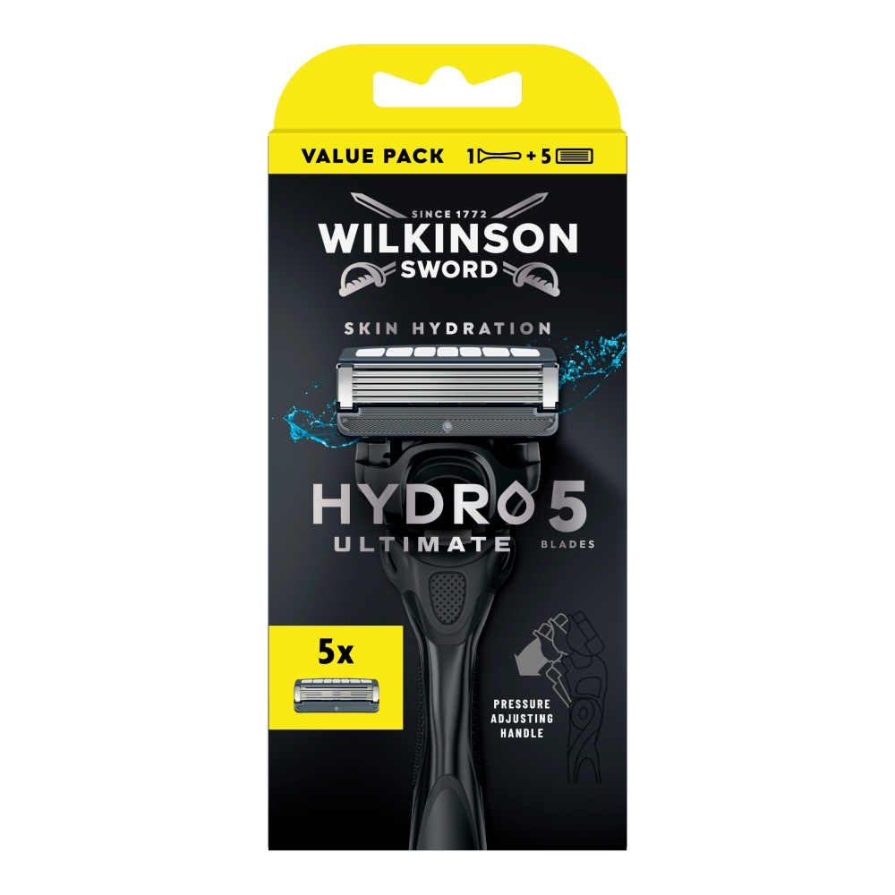 99073881776417124 Hydro 5 Ultimate Skin Hydration maszynka do golenia z 5 ostrzami i 5 wkładów - obrazek 1