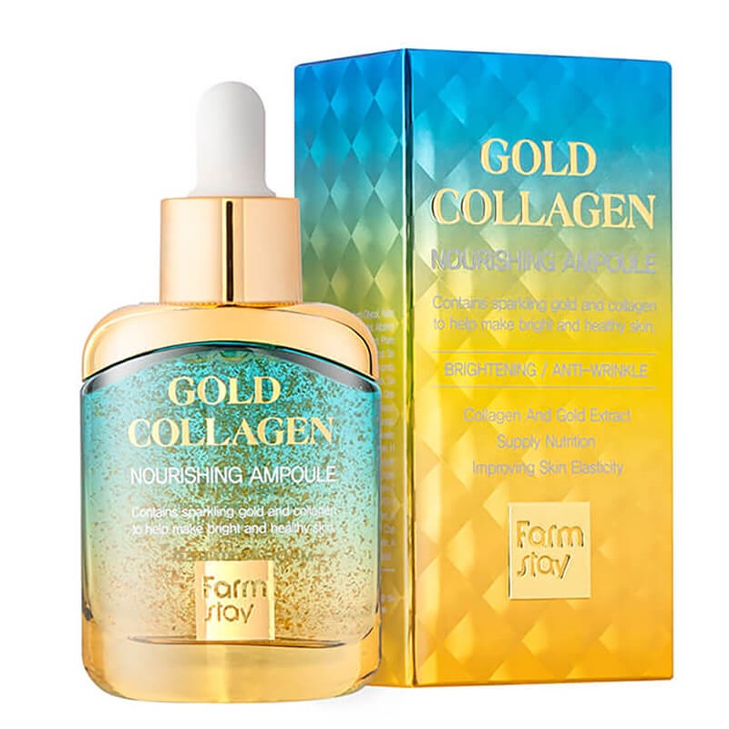 99105401681309445 Gold Collagen Nourishing Ampoule odżywcza ampułka do twarzy z kolagenem 35ml - obrazek 1