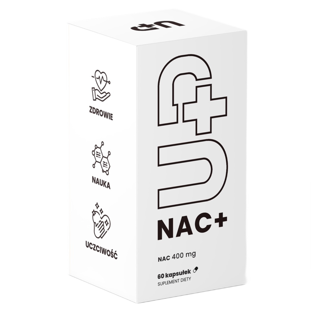 99113691750662532 Nac+ UP oczyszczanie NAC suplement diety 60 kapsułek - obrazek 1