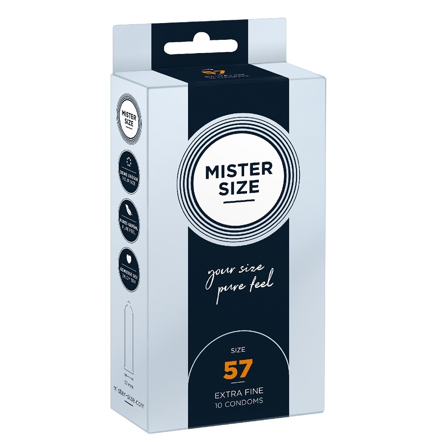 99127581712819162 Condoms prezerwatywy dopasowane do rozmiaru 57mm 10szt. - obrazek 1