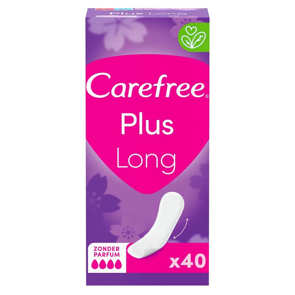99142691713350066 Plus Long wkładki higieniczne Unscented 40szt. - obrazek 1