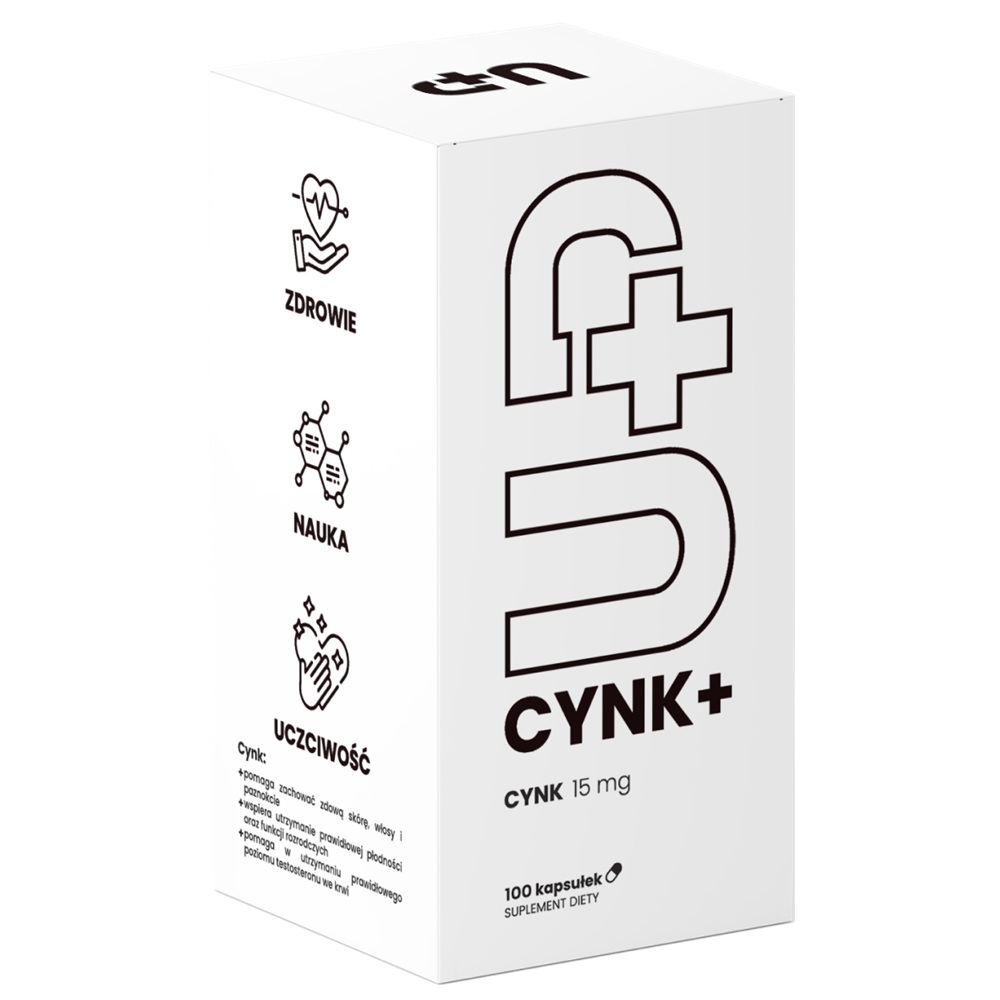 99197971750667701 Cynk+ suplement diety 100 kapsułek - obrazek 1