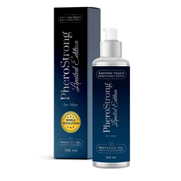 9927441638463584 Limited Edition For Men Massage Oil With Pheromones olejek do masażu z feromonami 100ml - obrazek 1