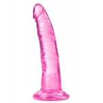 B Yours Plus Lust N' Thrust transparentne dildo z przyssawką Pink