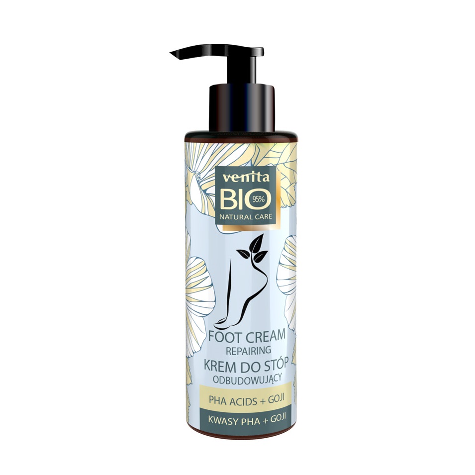 99358551659009560 Bio Natural Care Foot Cream odbudowujący bio krem do stóp Kwasy PHA + Ekstrakt z Jagód Goji 100ml - obrazek 1