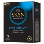 Extra Lubricated nielateksowe prezerwatywy 24szt