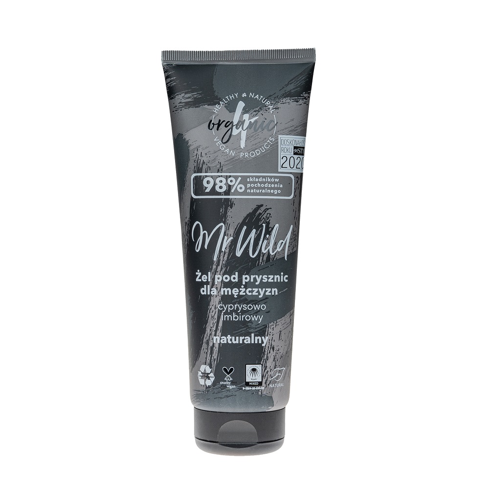 99399521635849550 Mr Wild naturalny żel pod prysznic cyprysowo-imbirowy 250ml - obrazek 1