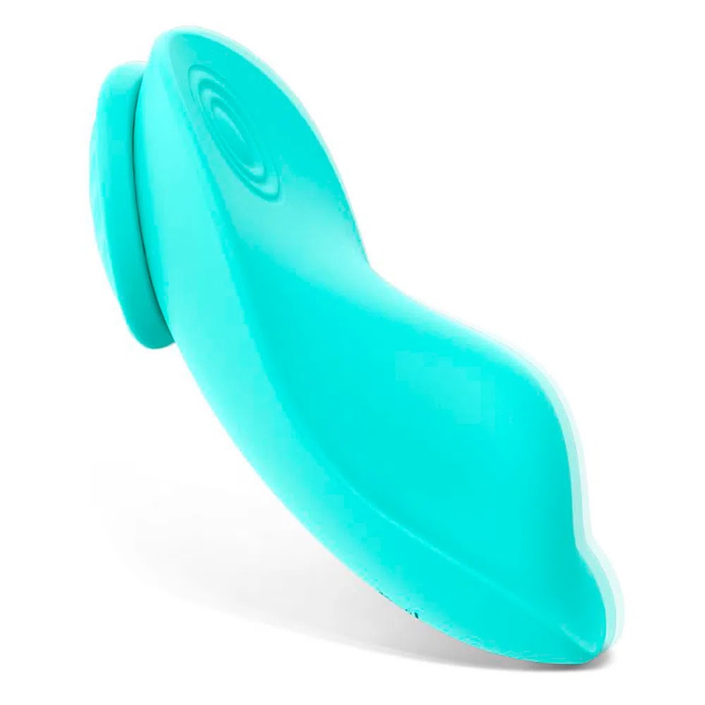 99441651664440885 Leaf-RTC dyskretny zdalnie sterowany wibrator typu panty z 9 trybami wibracji Light Blue - obrazek 1
