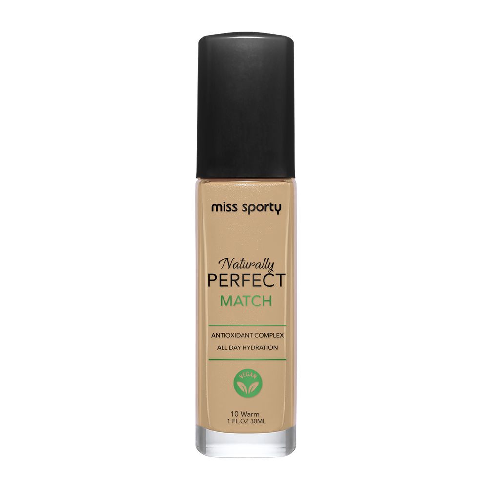 99614741711446311 Naturally Perfect Match wegański podkład nawilżający 10 Warm 30ml - obrazek 1