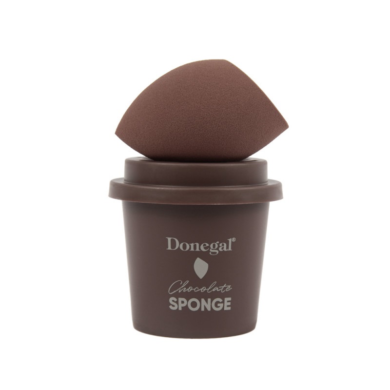 99817551676266307 Morning Coffee gąbka do makijażu z etui Chocolate Sponge 4352 - obrazek 1