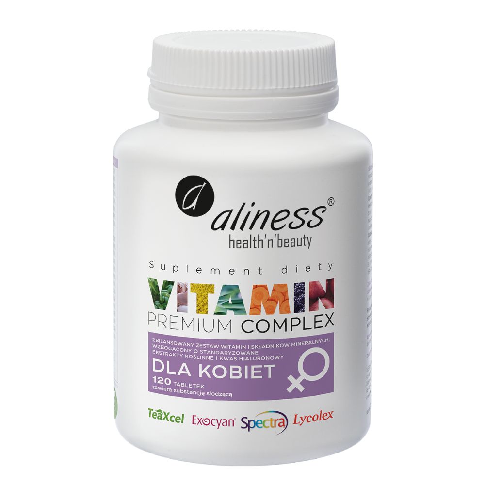 99906391763666393 Premium Vitamin Complex dla kobiet suplement diety 120 tabletek - obrazek 1