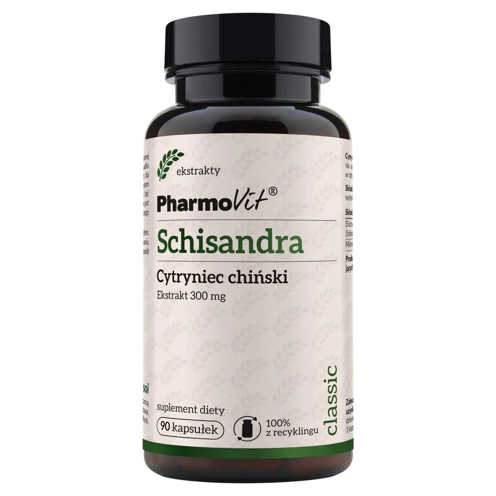 10487811779689762 Schisandra Cytryniec chiński 300 mg suplement diety 90 kapsułek - obrazek 1
