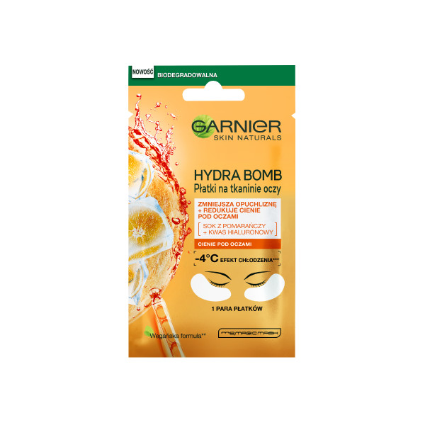 1050931653390500 Moisture+ Fresh Look Eye Tissue Mask energetyzujące płatki pod oczy z sokiem pomarańczowym i kwasem hialuronowym 6g - obrazek 1